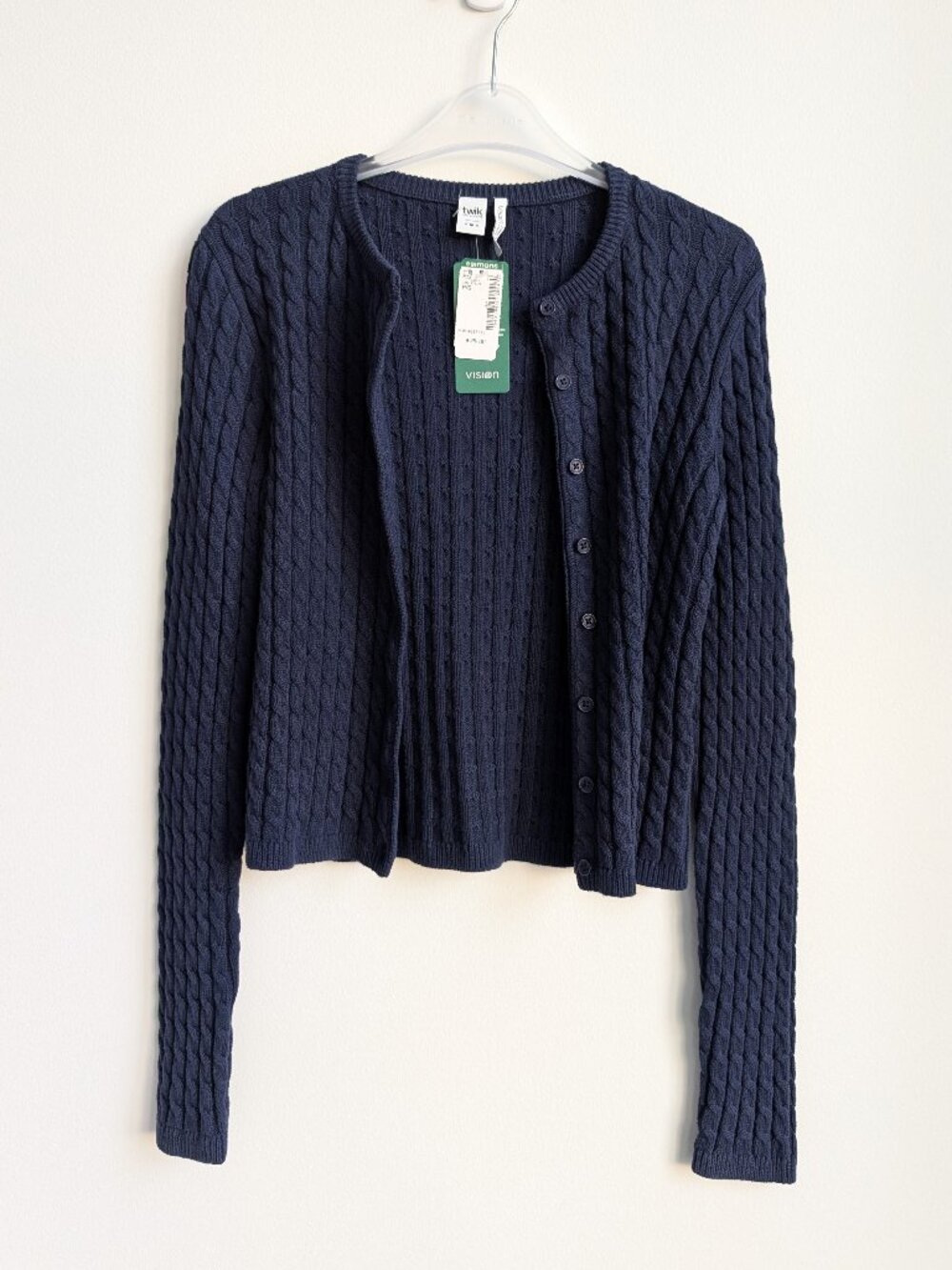 NWT TWIK (Simons) Cable Knit Cropped Cardigan | Small
